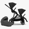 Cybex GAZELLE S Søskendevogn, Moon Black/Black