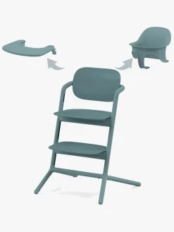 Cybex Lemo 3-in-1 Højstol inkl. Babysæt og Bakke, Stone Blue