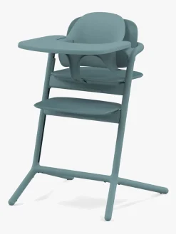 Cybex Lemo 3-in-1 Højstol inkl. Babysæt og Bakke, Stone Blue
