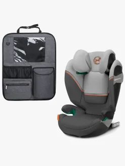 Cybex Solution S2 i-Fix Autostol inkl. Beemoo Deluxe Sædebeskytter, Lava Grey