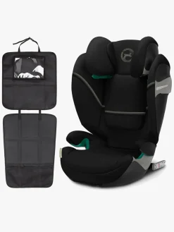 Cybex Solution S2 i-Fix Autostol inkl. Beemoo 3-i-1 Sædebeskytter, Moon Black