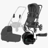 Cybex TALOS S Lux Duovogn inkl. Axkid GOKID Babyautostol & Base, Moon Black