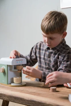 Dantoy Kaffemaskine Wood XL In Gift Box