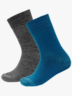 Devold Daily Merino Light Strømper 2-pak, Flood Mix