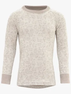 Devold DUO ACTIVE Skiundertrøje Merinould Kid, Raw White