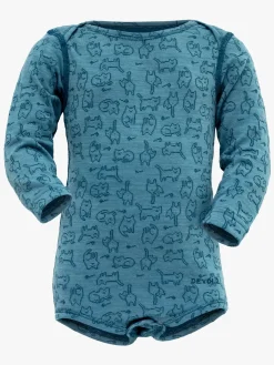 Devold DUO ACTIVE Skiundertrøje Merinould BABY, Moon