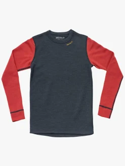 Devold Expedition Merino Skiundertrøje Jr, Night/Beauty