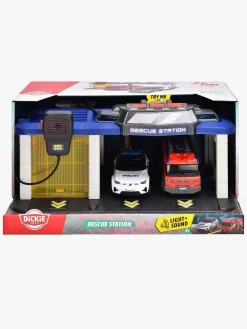 Dickie Toys Dansk Redningsstation med 2 Transportmidler