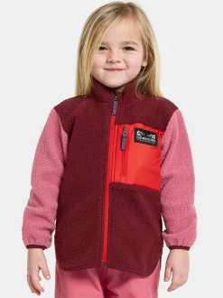 Didriksons Anten Fleecetrøje, Anemon Red