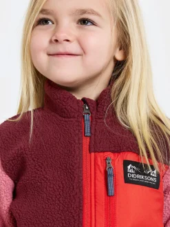 Didriksons Anten Fleecetrøje, Anemon Red