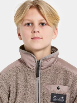 Didriksons Exa Fleecetrøje, Ash Brown