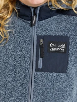 Didriksons Exa Fleecetrøje, True Blue