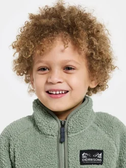 Didriksons Gibbs Fleecetrøje, Light Moss