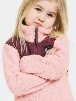 Didriksons Gosig Fleecetrøje, Dusty Pink