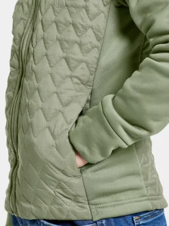 Didriksons Kapris Hybridjakke, Light Moss