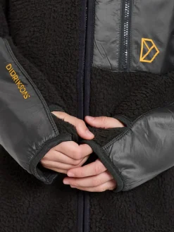 Didriksons Marmor Fleecetrøje, Sort