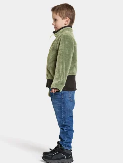 Didriksons Mejram Fleecetrøje, Light Moss