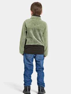 Didriksons Mejram Fleecetrøje, Light Moss