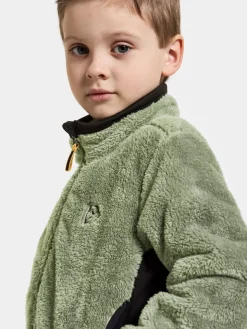 Didriksons Mejram Fleecetrøje, Light Moss