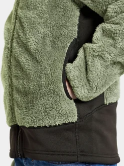 Didriksons Mejram Fleecetrøje, Light Moss