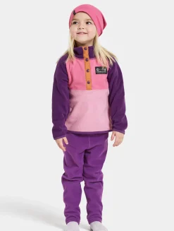 Didriksons Monte Fleecetrøje, Light Heather Pink