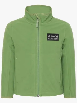 Didriksons Muskot  Vindtæt Vindtæt Fleecetrøje, Algae Green