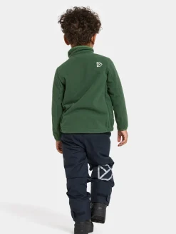 Didriksons Muskot  Vindtæt Vindtæt Fleecetrøje, Pine Green