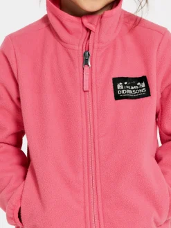 Didriksons Muskot  Vindtæt Vindtæt Fleecetrøje, Dusty Azalea