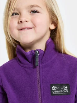 Didriksons Muskot  Vindtæt Vindtæt Fleecetrøje, Royal Purple