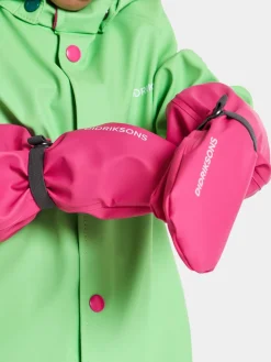 Didriksons Pileglove Forede Regnvanter, True Pink