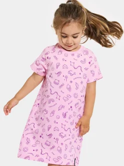 Didriksons Smultron Kjole, Doodle Orchid Pink