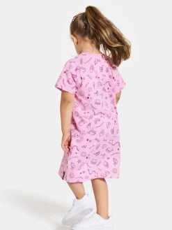 Didriksons Smultron Kjole, Doodle Orchid Pink