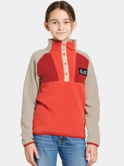 Didriksons Yokto Fleecetrøje, Light Mars Red