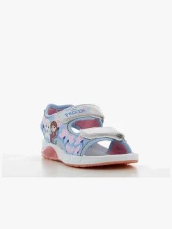 Disney Frozen Blinkende Sandaler, Silver/Blue
