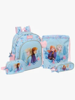 Disney Frozen Junior Rygsæk 15L, Gymnastikpose, Køletaske & Penalhus, Ice Magic