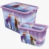 Disney Frozen Opbevaringskasser Sæt 23l & 7l, Lilla