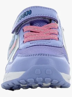 Disney Lilo & Stitch Blinkende Sneakers, Light Blue/Silver