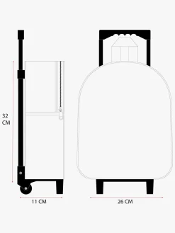 Disney Lilo & Stitch 3D Trolley Rygsæk Great Escapes, Pink