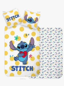Disney Lilo & Stitch Sengesæt 140x200, Gul