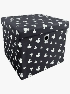 Disney Mickey Mouse Puf med Opbevaring, Grå