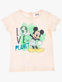 Disney Mickey Mouse T-Shirt, Beige