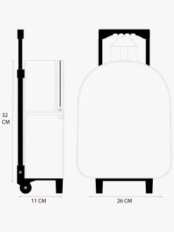 Disney Minnie Mouse 3D Trolley Rygsæk Fashion Besties, Pink