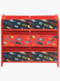 Disney Pixar Cars Lynet McQueen Opbevaringsreol, Rød/Sort