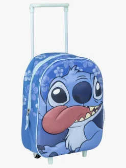 Disney Stitch Kids Rygsæk Trolley 3D, Blå
