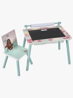 Disney Vaiana Skrivebord med Stol, Blå