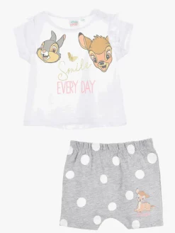 Disneyklassiker Bambi Tøjsæt, Hvid