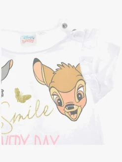 Disneyklassiker Bambi Tøjsæt, Hvid