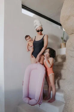 DockATot Deluxe+ Babynest, Ginger Chambray