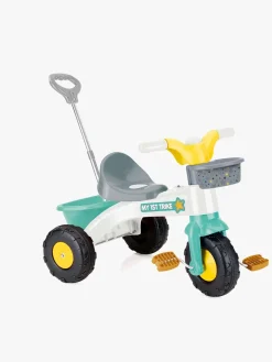 Dolu My First Trike Parent Handle Trehjulet Cykel, Hvid/Blå