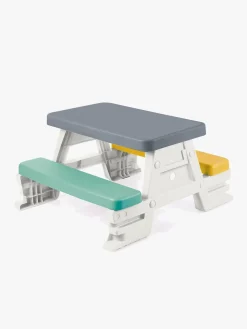 Dolu Picnicbord til 4, Hvid/Blå